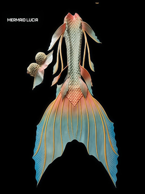 Ultralight Silicone Series Mermaid Merman Tail Beginning of Ocean Dreams Series 46