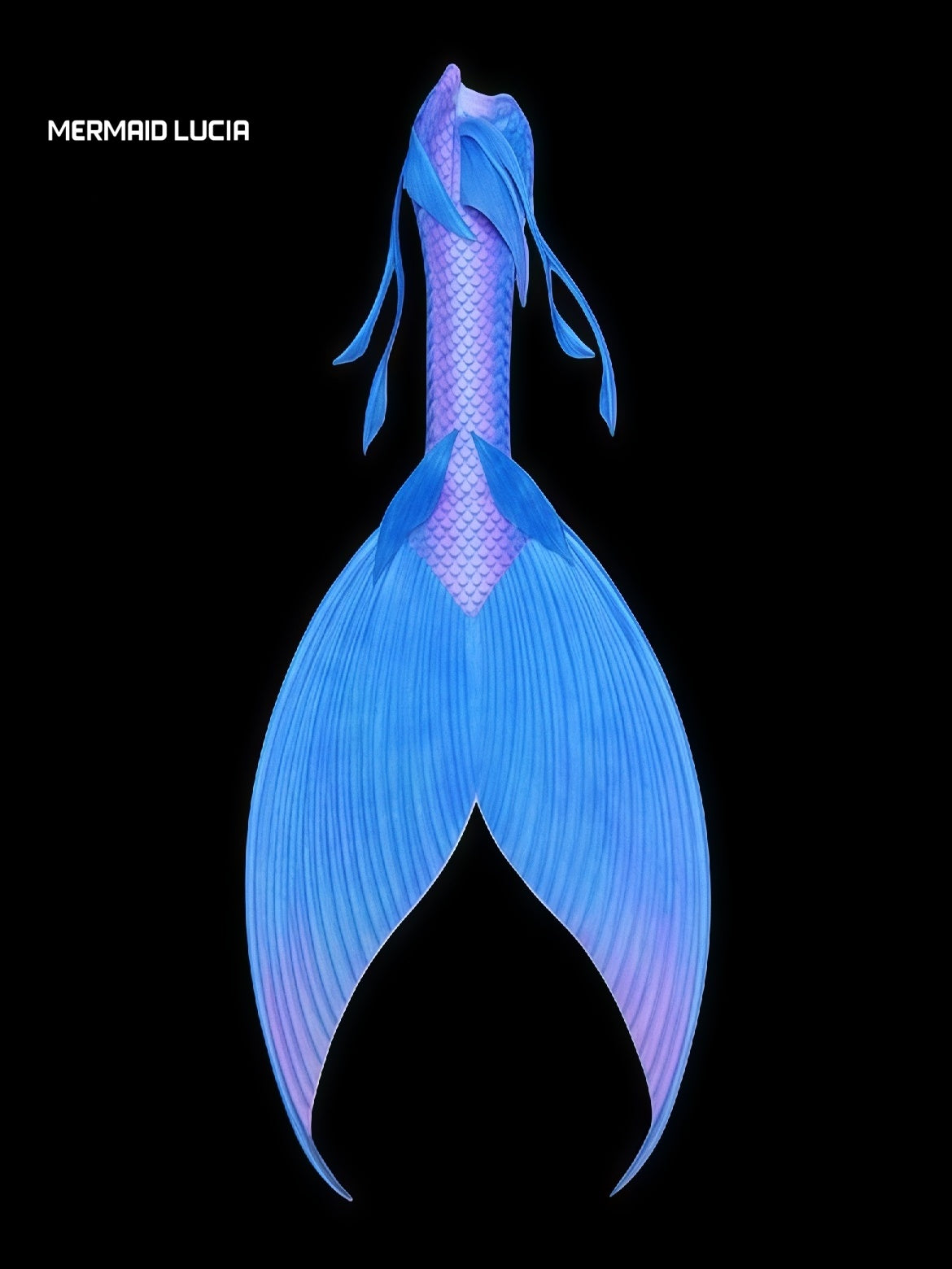 Lantern 48 ultralight silicone mermaid tail