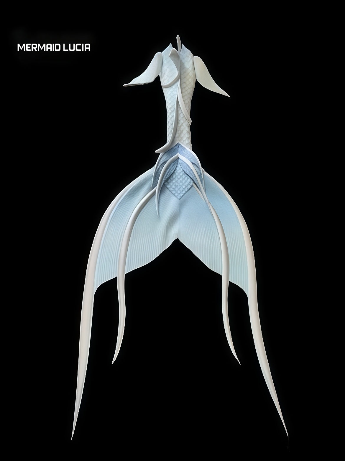 Swallowtail 4 ultralight silicone mermaid tail