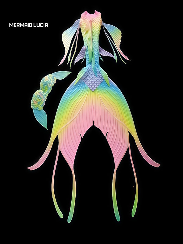 Ultralight Silicone Series Mermaid Merman Tail Beginning of Seashell Secrets 4