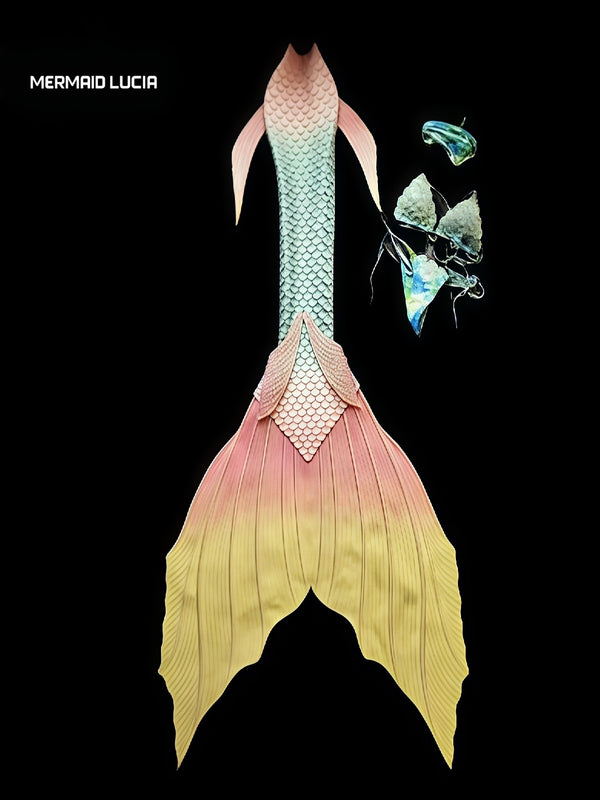 Ultralight Silicone Series Mermaid Merman Tail Beginning of Ocean Dreams Series 4