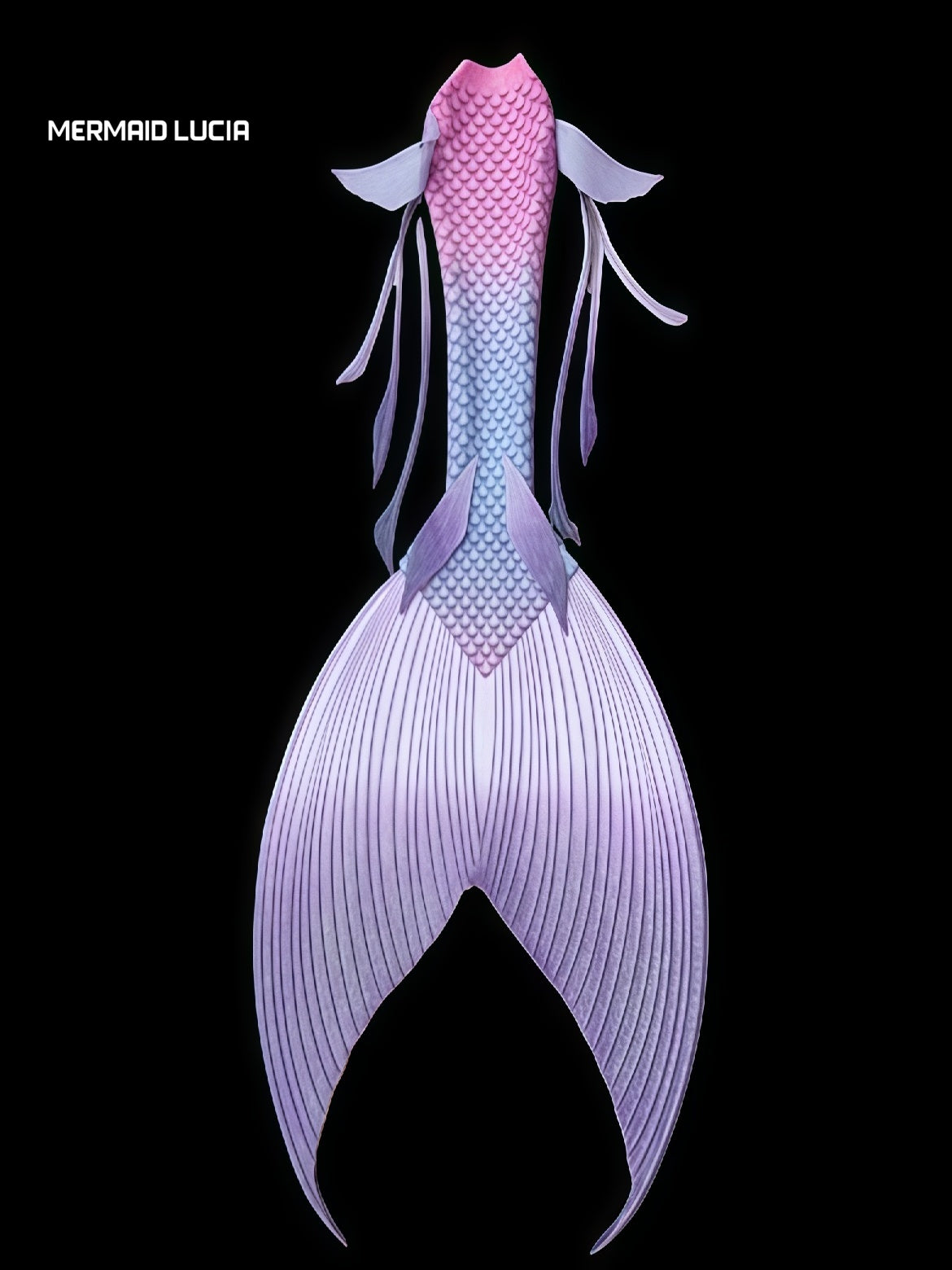 Lantern 52 ultralight silicone mermaid tail