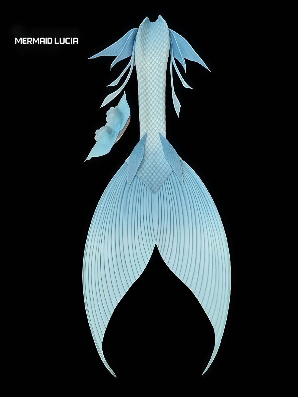Lantern 55 ultralight silicone mermaid tail