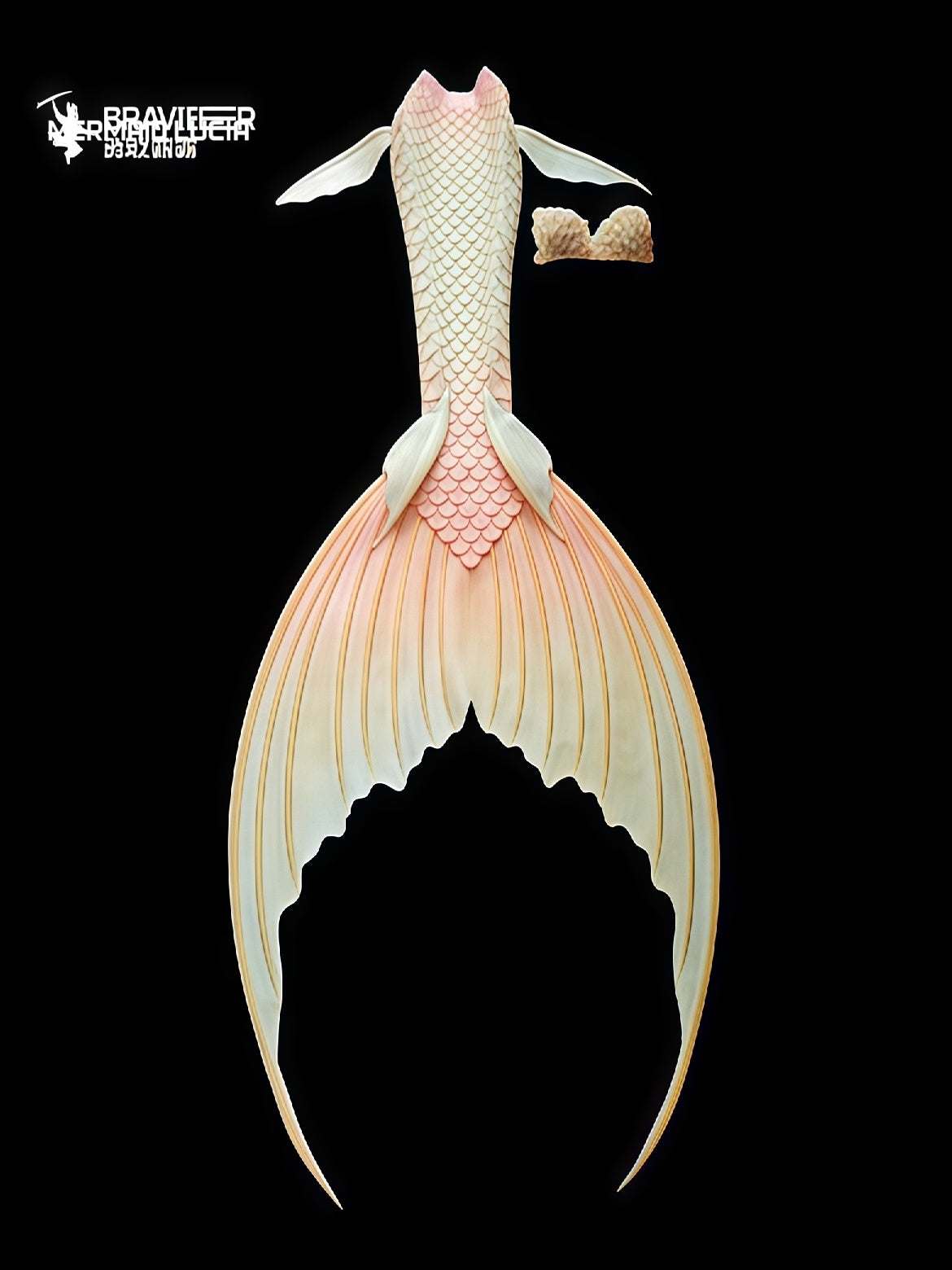 Anemone Waltz 55 ultralight silicone mermaid tail