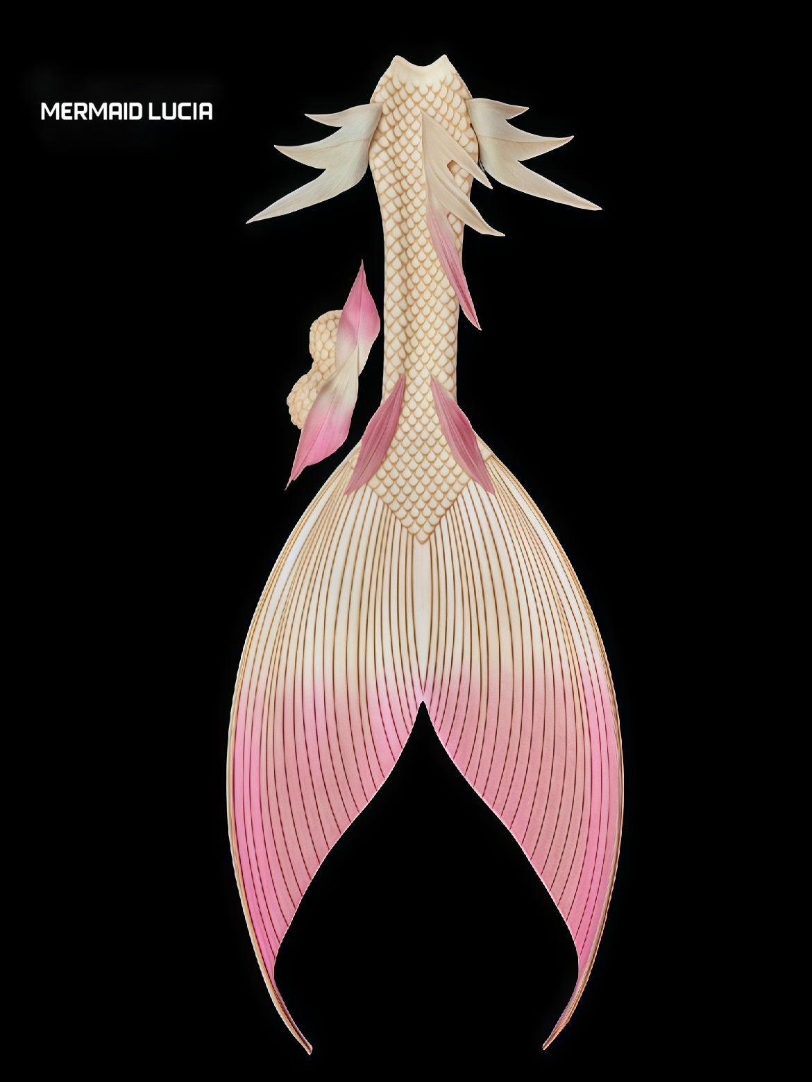 Lantern 56 ultralight silicone mermaid tail