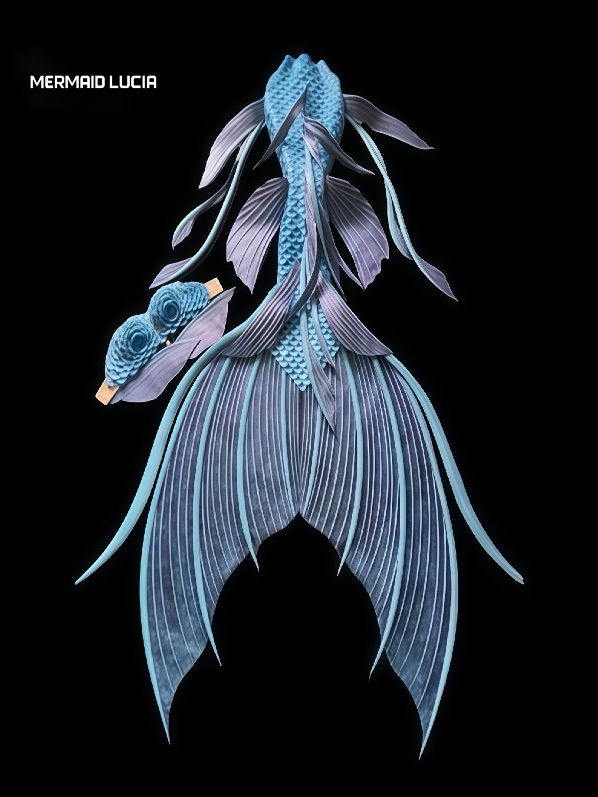 Ultralight Silicone Series Mermaid Merman Tail Beginning of Coral Dance 57 – Image 1