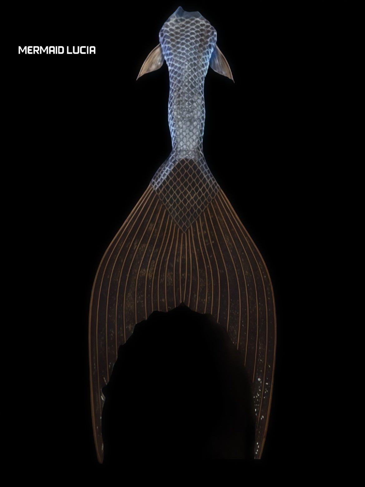 Starry Seabed 57 ultralight silicone mermaid tail