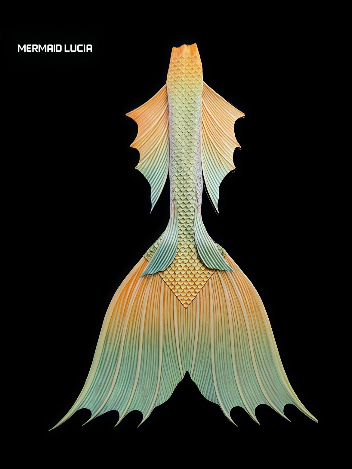 Fairytale Series 57 ultralight silicone mermaid tail