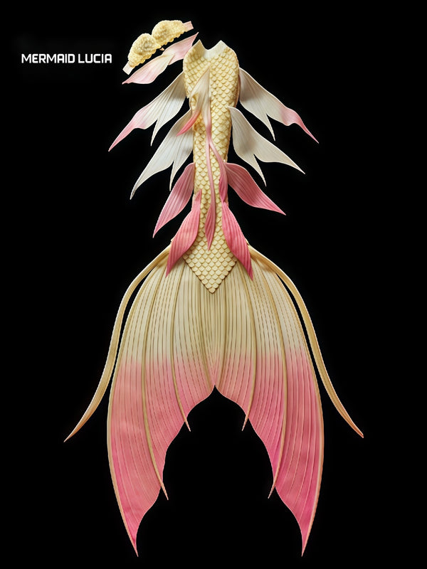 Ultralight Silicone Series Mermaid Merman Tail Beginning of Coral Dance 58