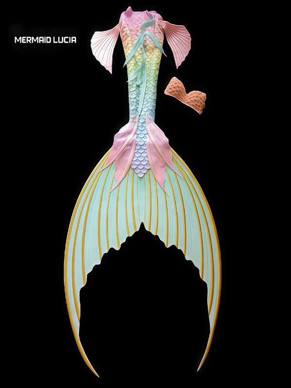 Ultralight Silicone Series Mermaid Merman Tail Beginning of Anemone Waltz 58