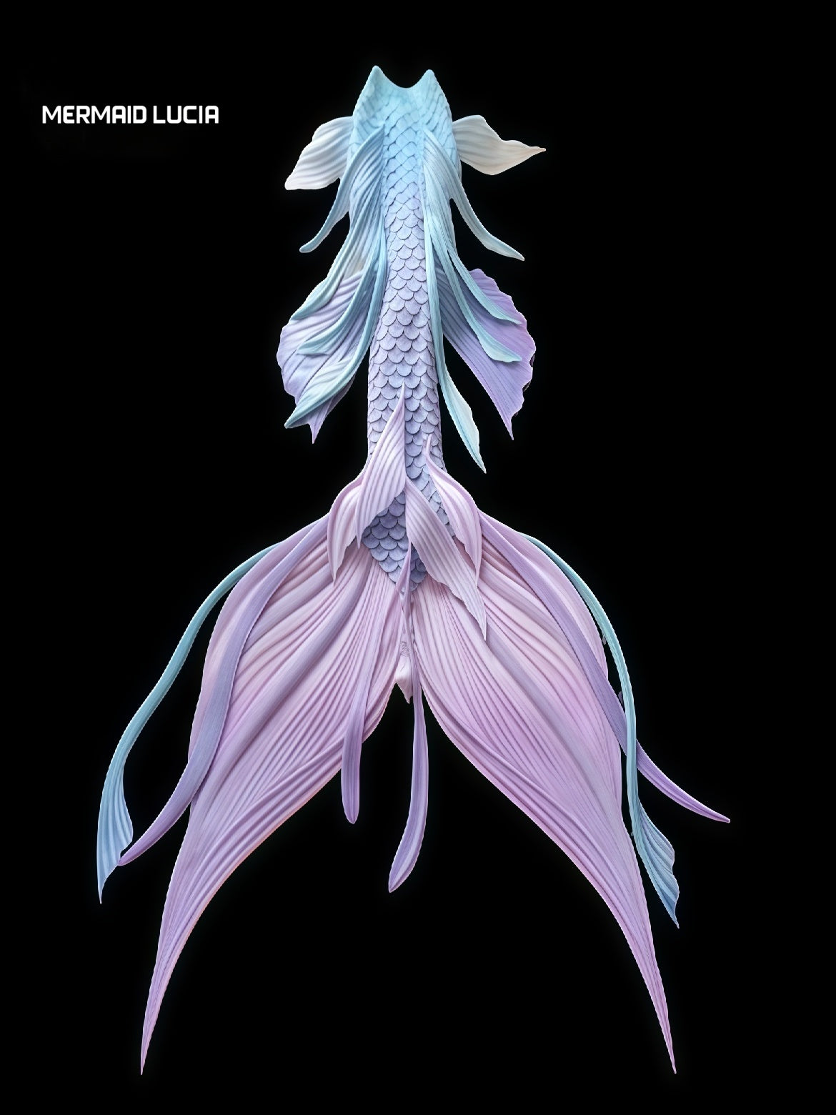 Minor Frost Plus 5 ultralight silicone mermaid tail