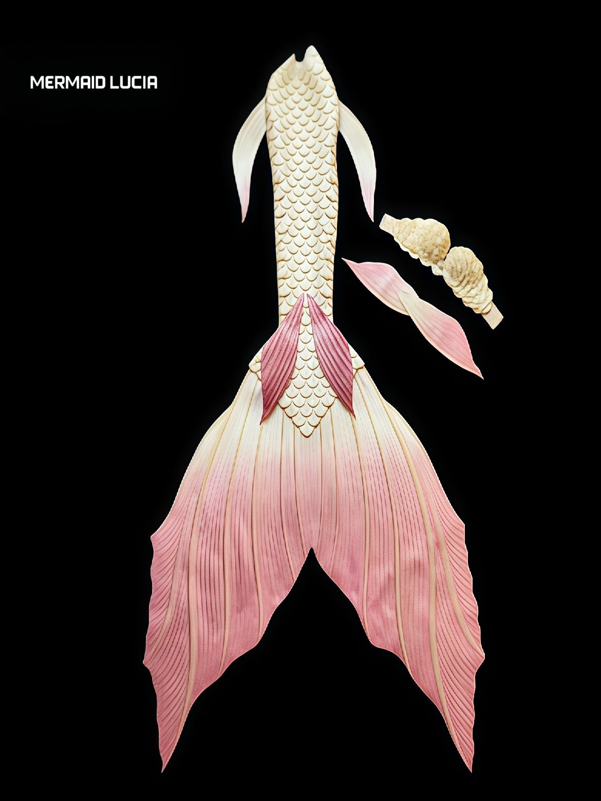 Ocean Dreams Series 5 ultralight silicone mermaid tail
