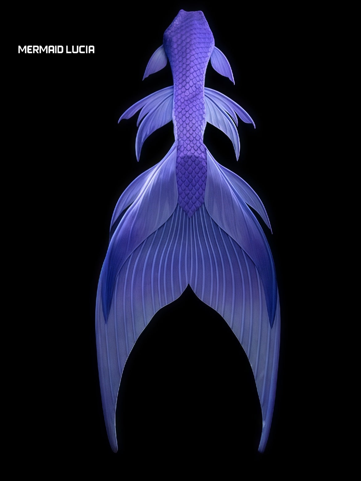 Starry Seabed 5 ultralight silicone mermaid tail