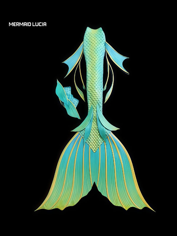 Ultralight Silicone Series Mermaid Merman Tail Beginning of FAIRYTALE SERIES 60