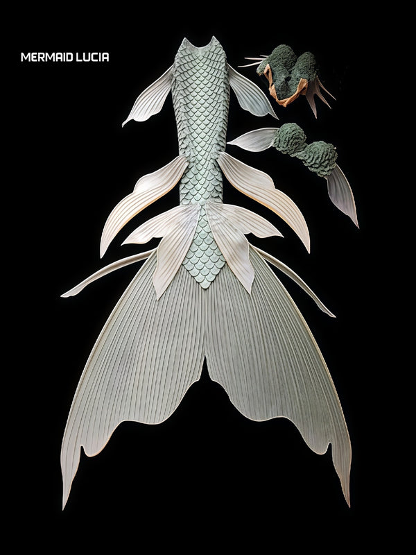 Ultralight Silicone Series Mermaid Merman Tail Beginning of Butterfly 6