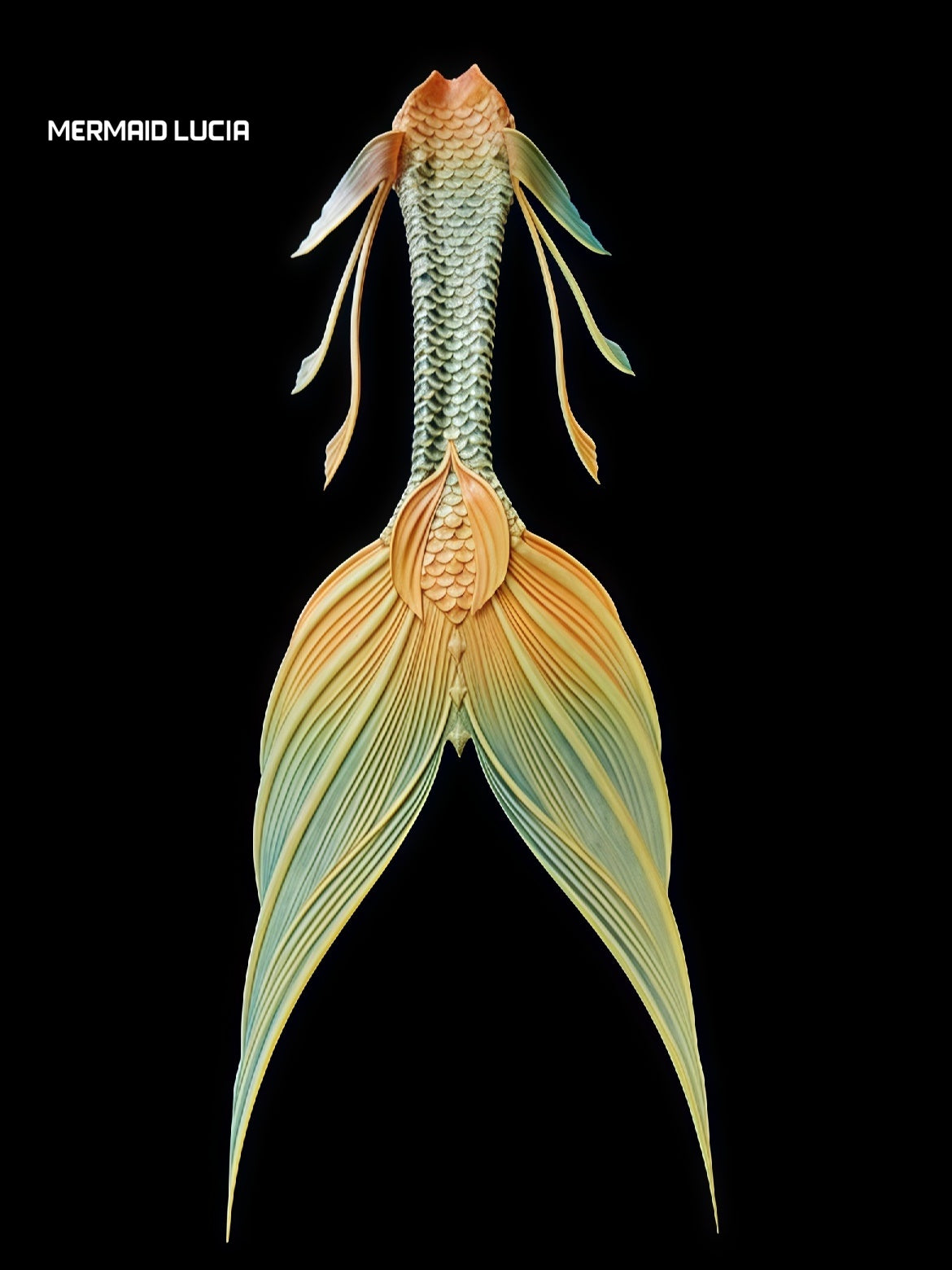 Aquatic Aura 6 ultralight silicone mermaid tail