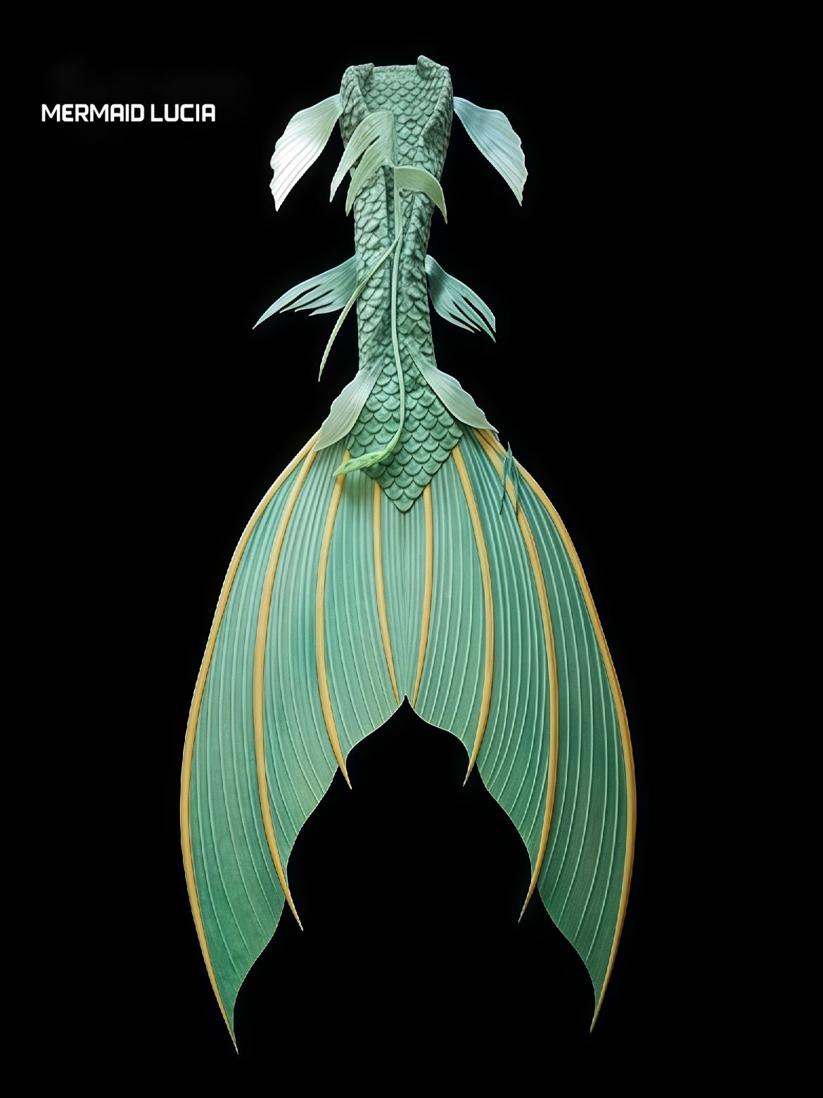Ultralight Silicone Series Mermaid Merman Tail Beginning of Coral Dance 76 – Image 1