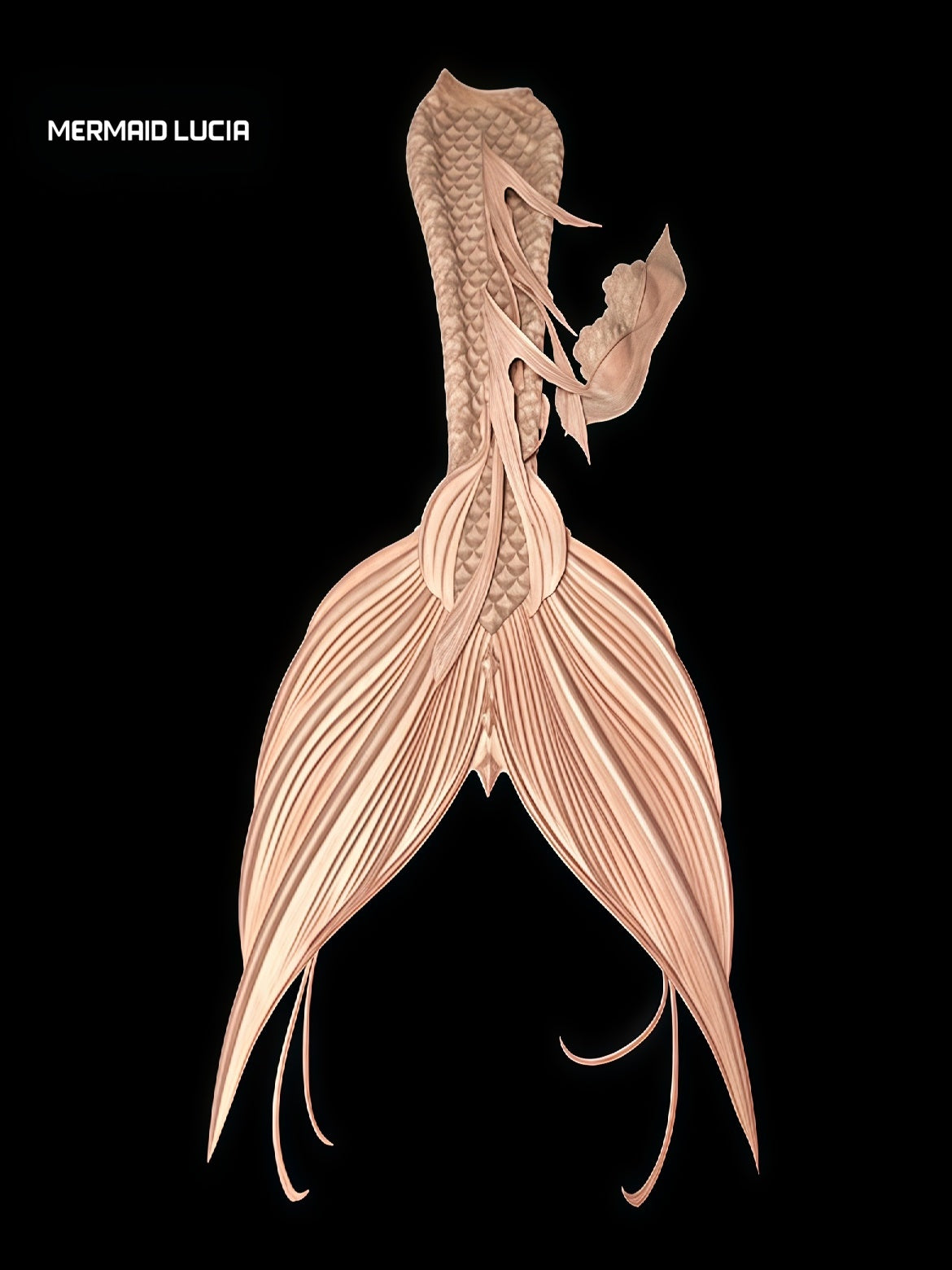 Aquatic Aura 7 ultralight silicone mermaid tail