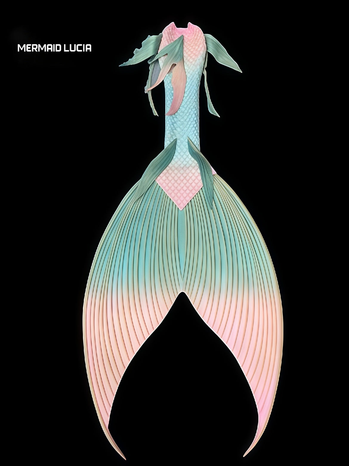 Lantern 7 ultralight silicone mermaid tail