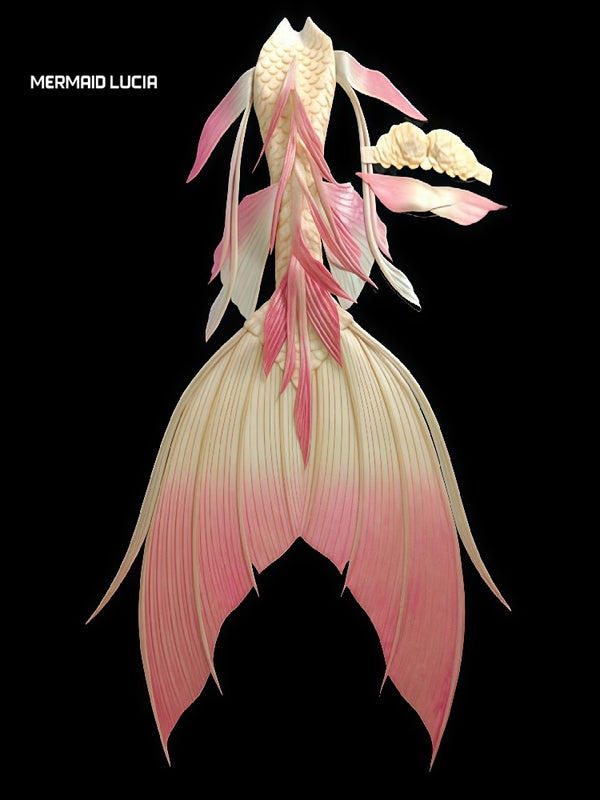 Ultralight Silicone Series Mermaid Merman Tail Beginning of Coral Dance 7