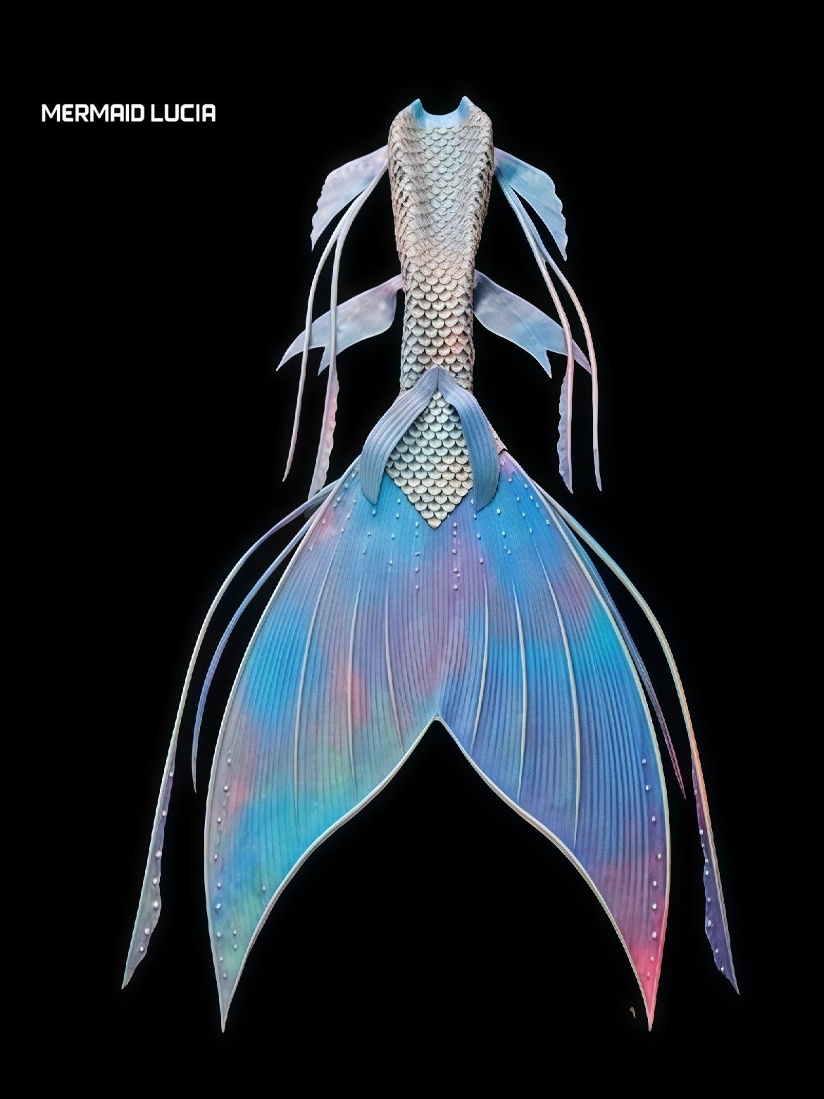 Pearl 7 ultralight silicone mermaid tail