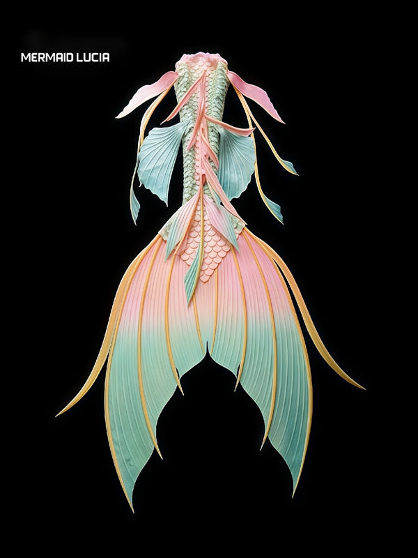 Ultralight Silicone Series Mermaid Merman Tail Beginning of Coral Dance 82