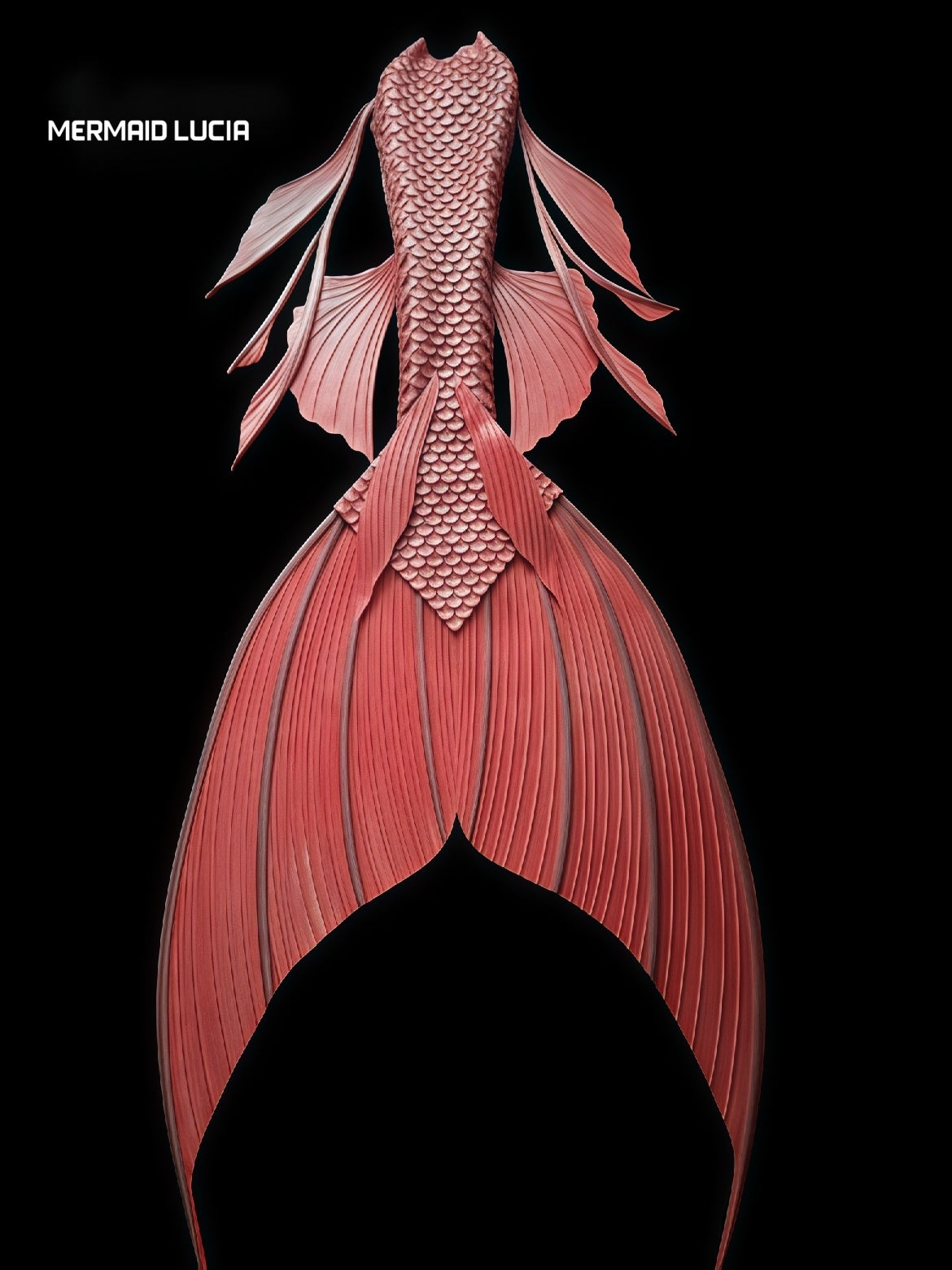Ultralight Silicone Series Mermaid Merman Tail Beginning of Coral Dance 83 – Image 1