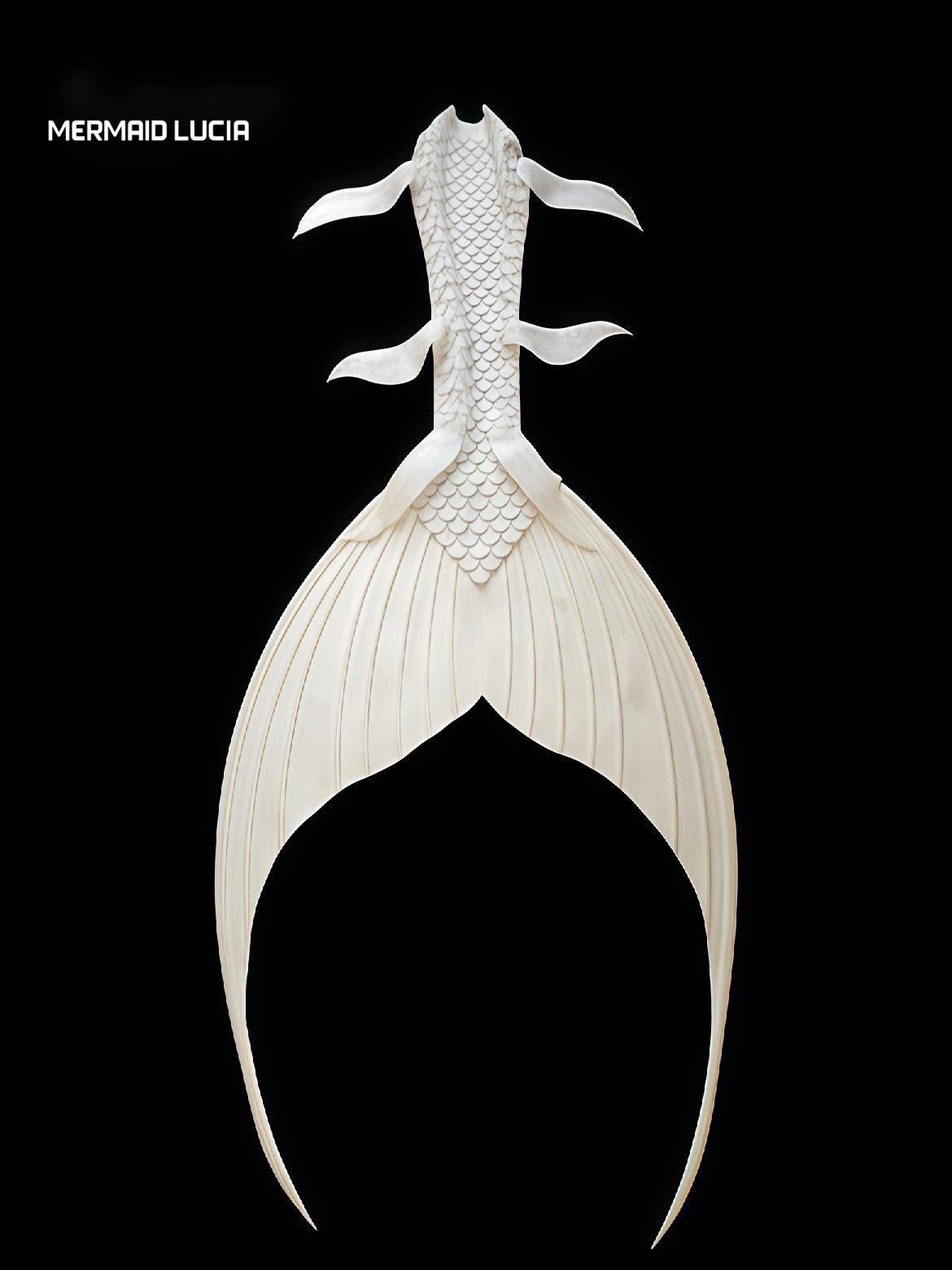 Anemone Waltz 88 ultralight silicone mermaid tail