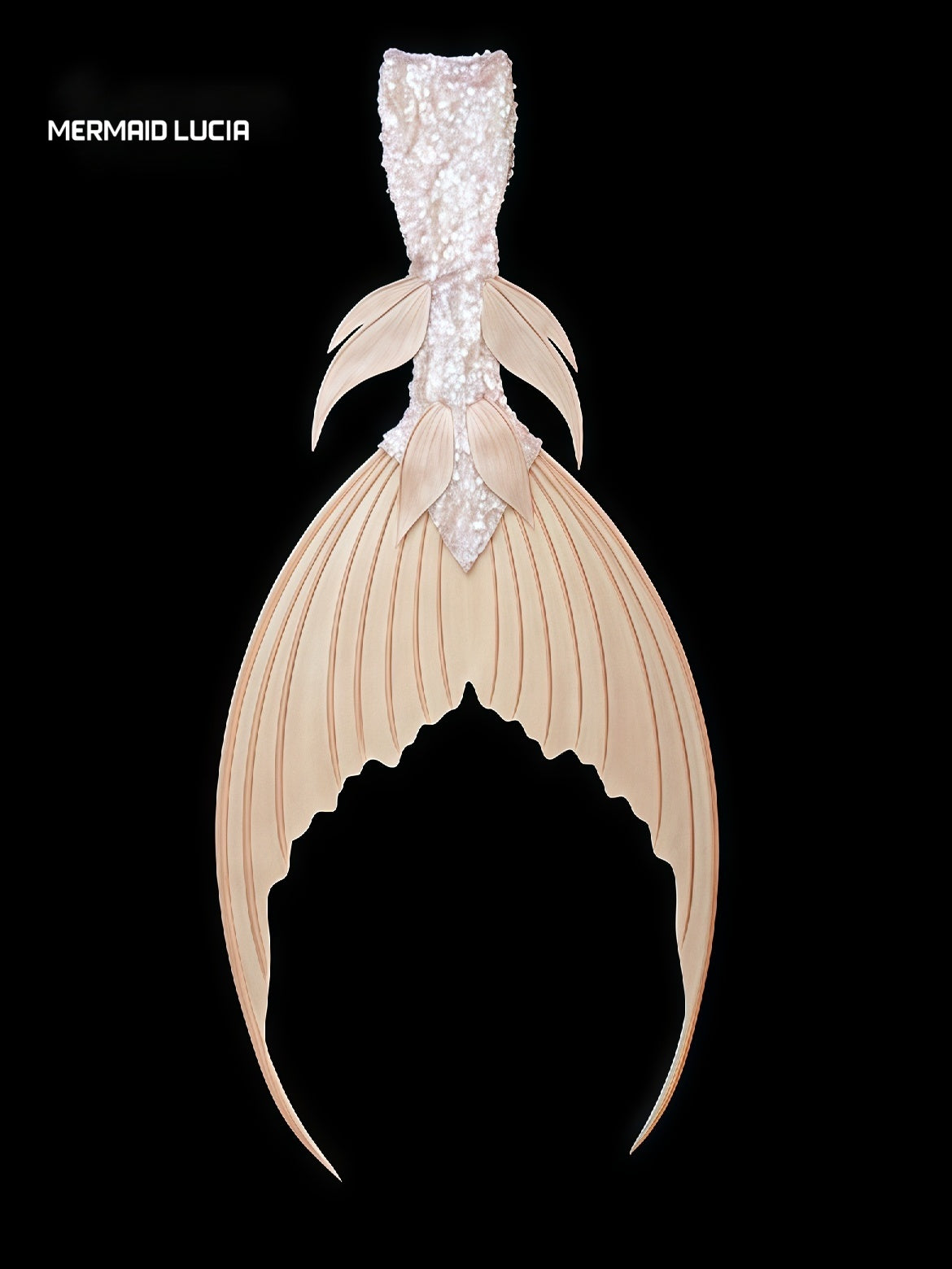 Anemone Waltz 98 ultralight silicone mermaid tail