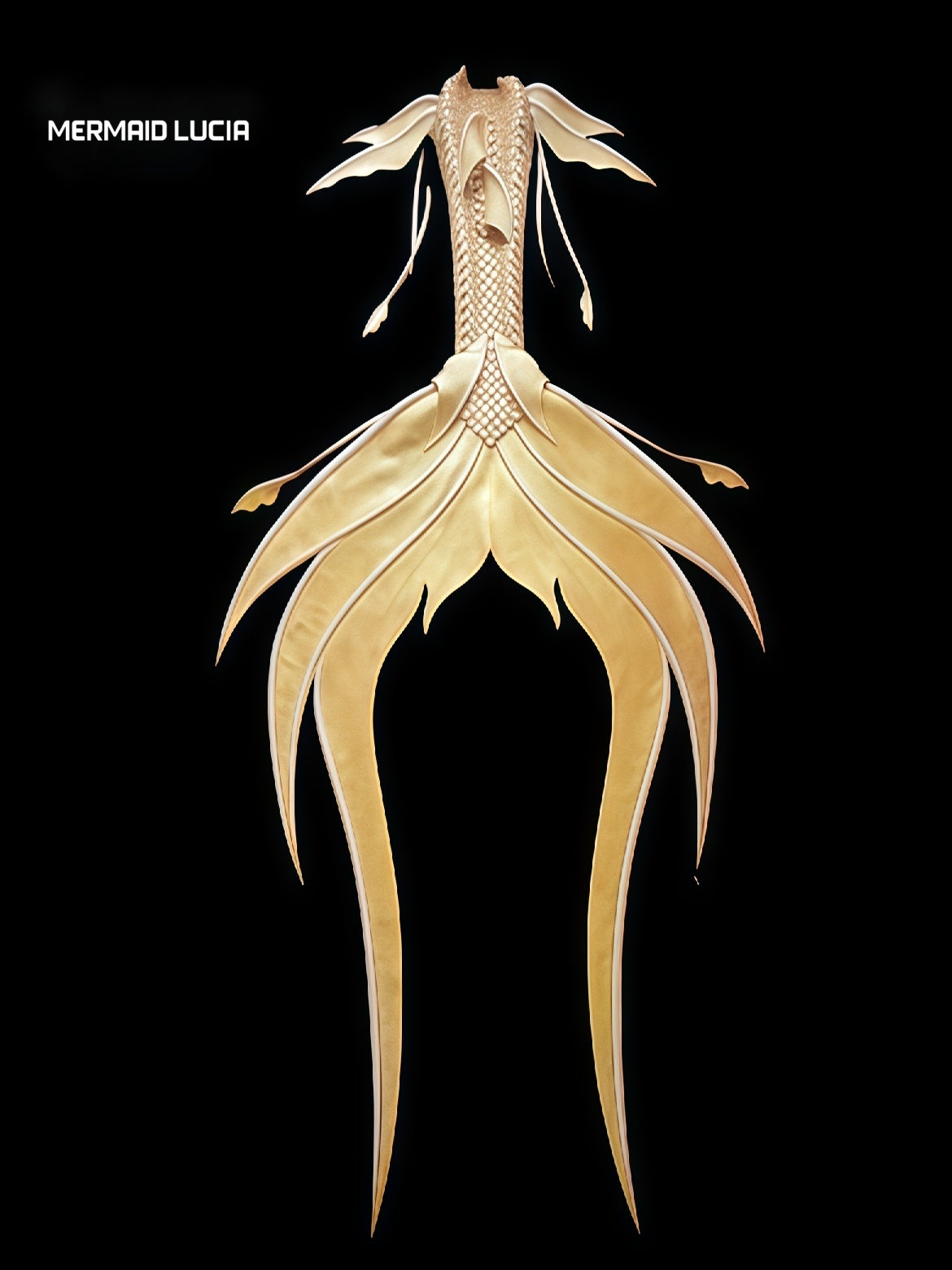 Seashell Secrets 9 ultralight silicone mermaid tail
