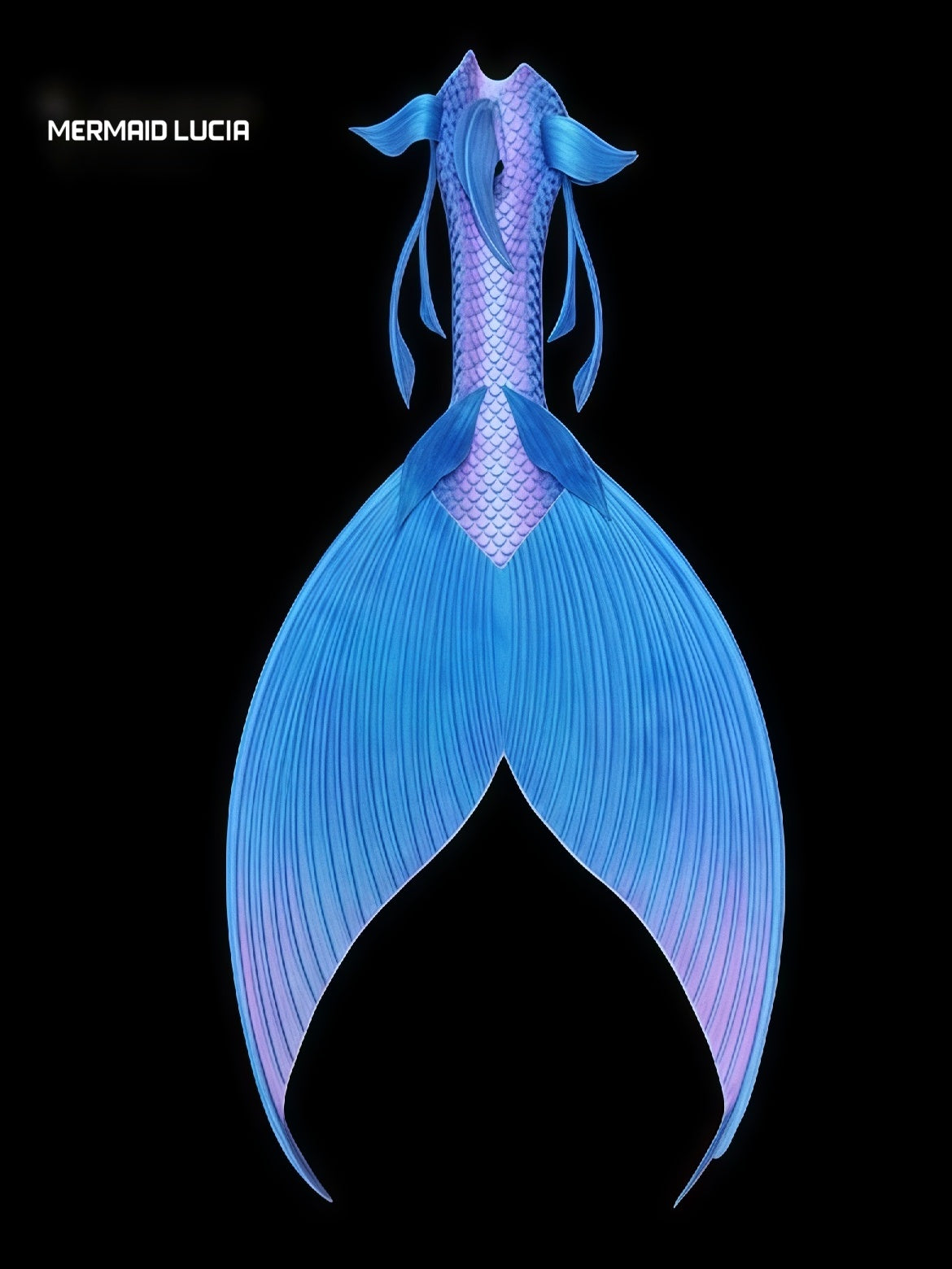 Lantern 9 ultralight silicone mermaid tail