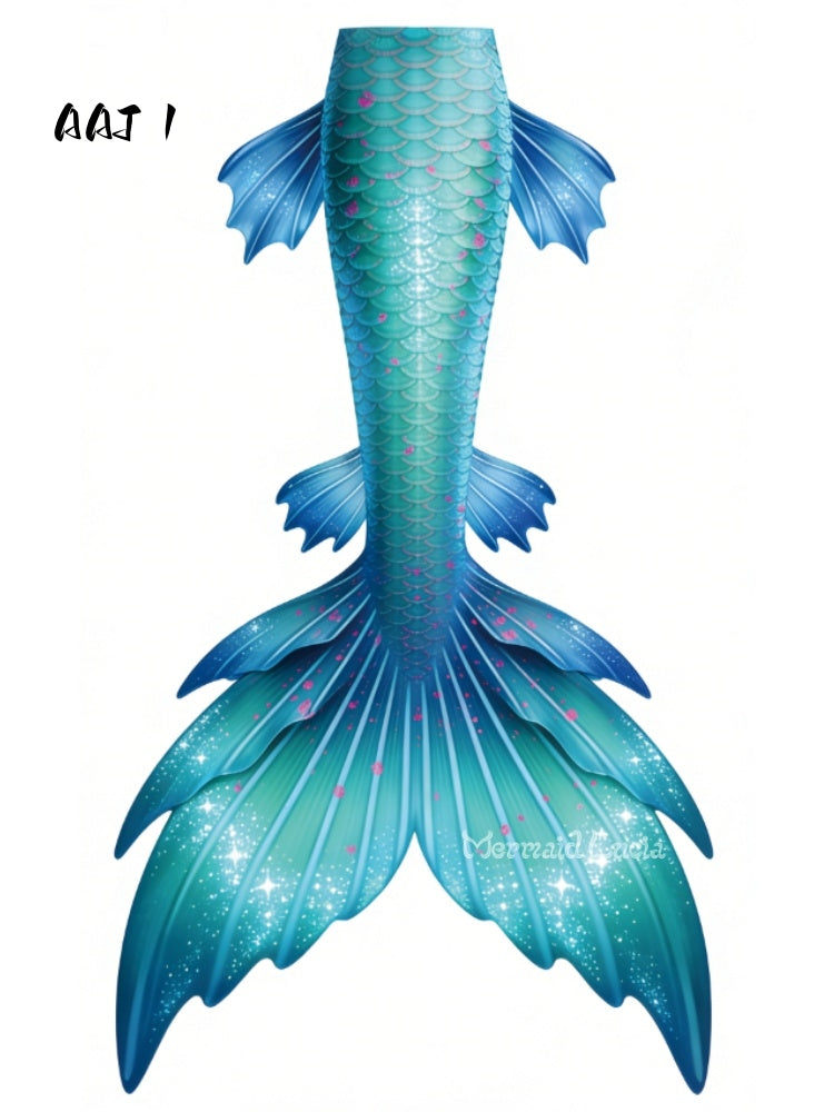AAJ exclusive fabric mermaid tail by Mermaid Lucia