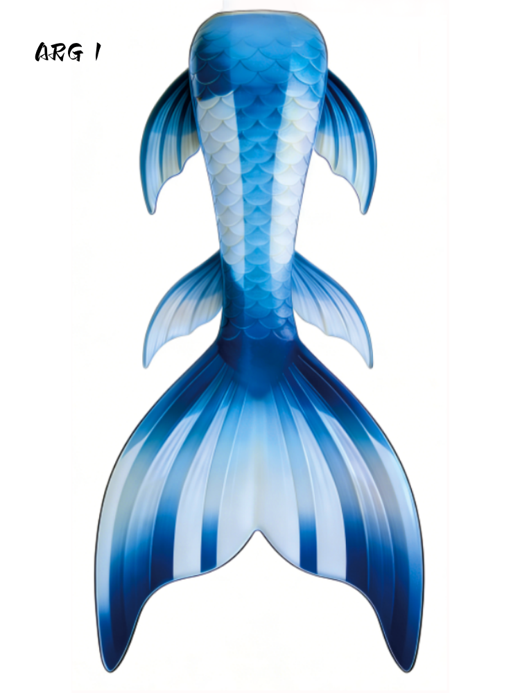 Argentina inspired fabric mermaid tail by Mermaid Lucia