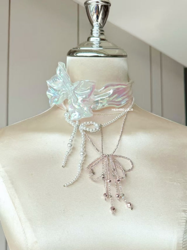 Bow Necklace Resin Patent-Protected