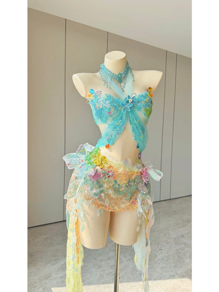 Mermaid Lucia Coral Tide Reverie Empress Dress Ensemble Costume Patent-Protected – Image 1