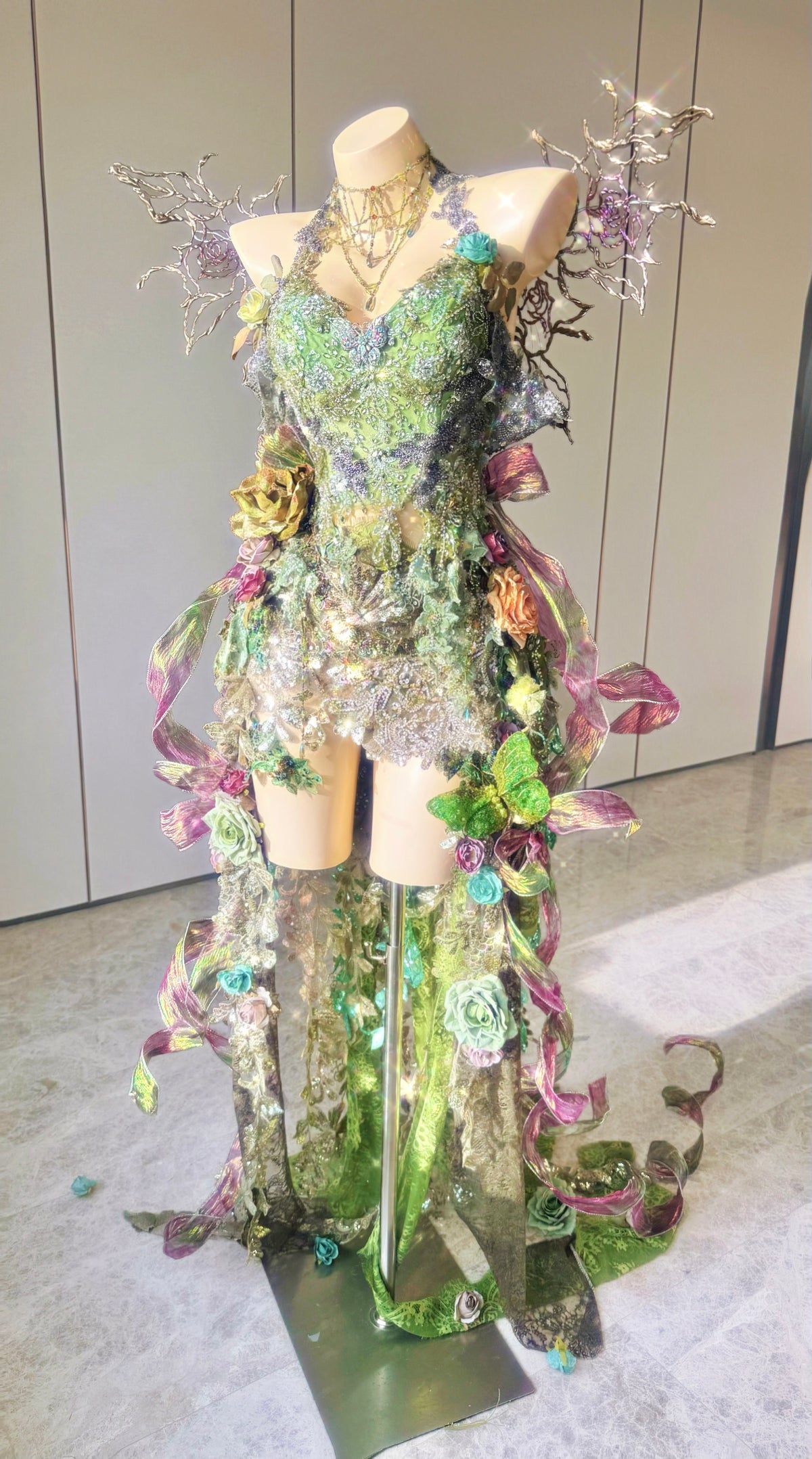 Ethereal Garden Muse Dress Ensemble Costume Patent-Protected – Image 2