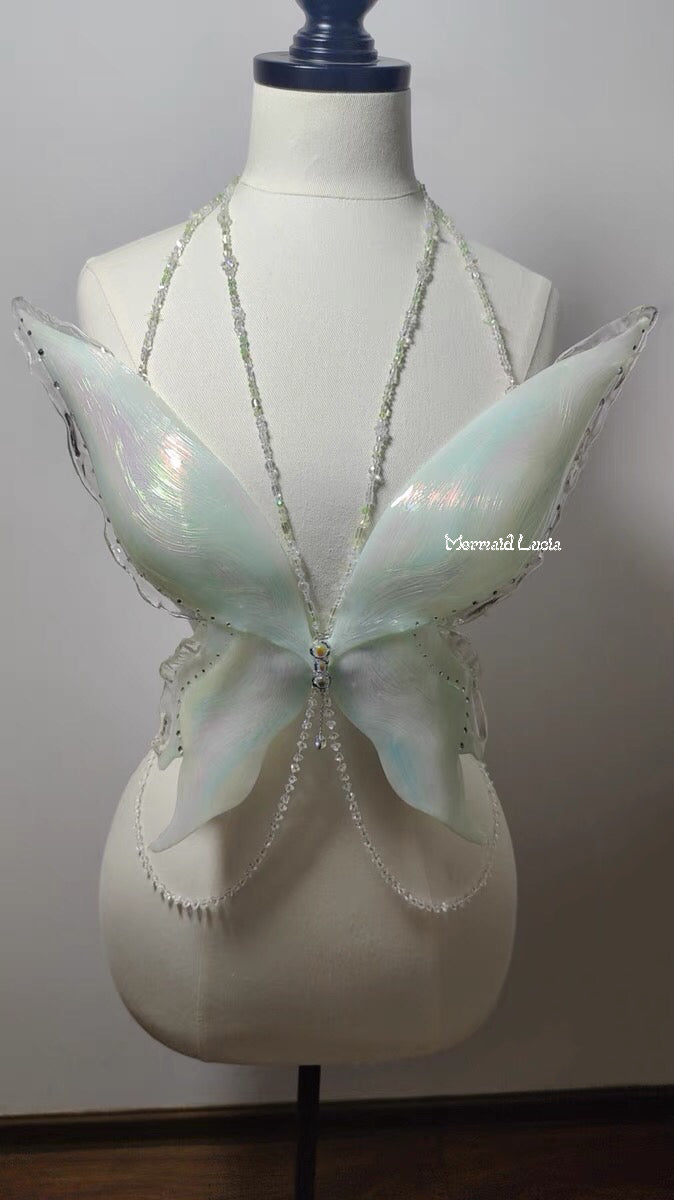 Butterfly Majesty Resin Mermaid Corset Bra Top Cosplay Costume Patent-Protected