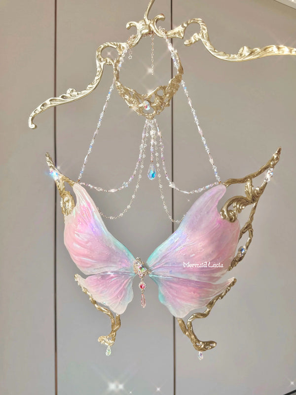 Butterfly Waltz Resin Porcelain Mermaid Corset Bra Top Cosplay Costume Patent-Protected
