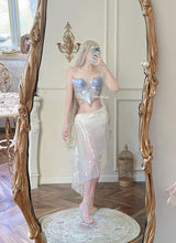 Mermaid Tears Resin Mermaid Corset Bra Top Cosplay Costume Patent-Protected