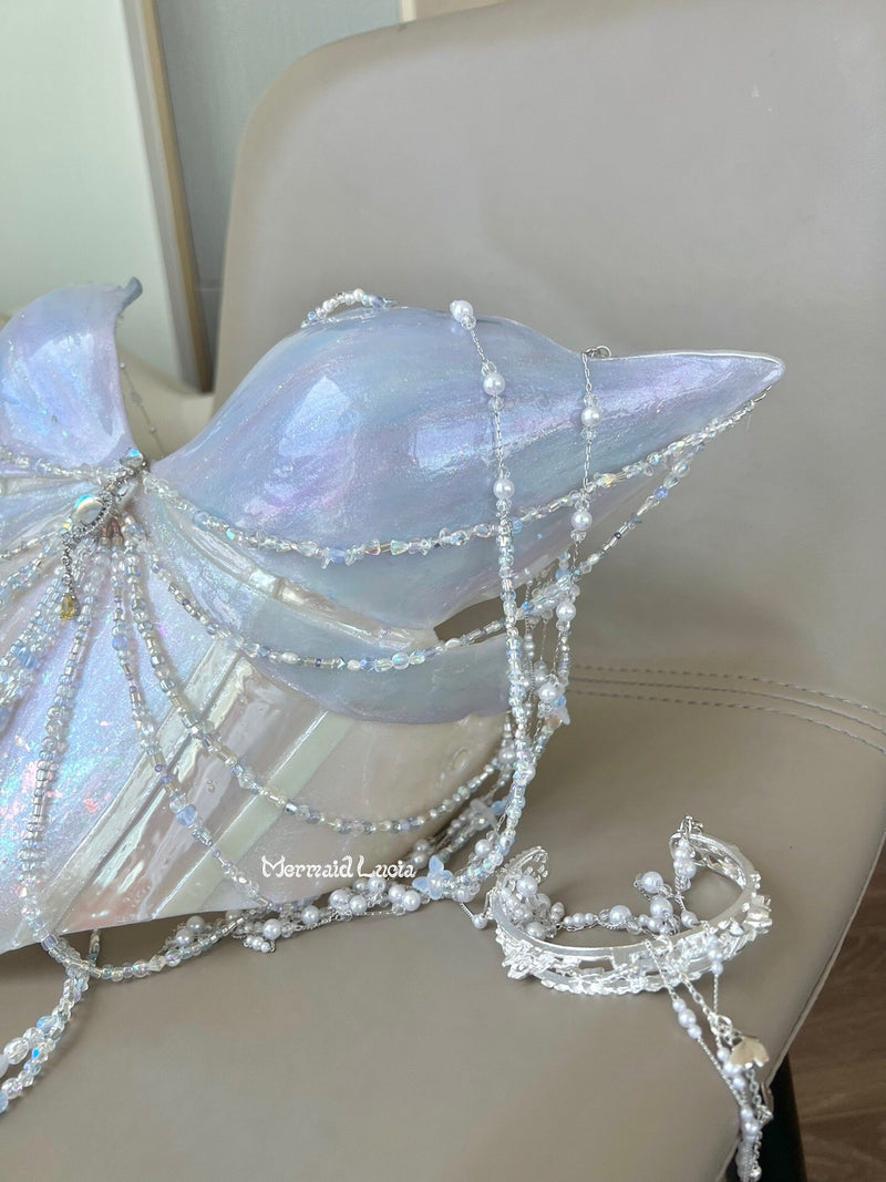 Mermaid Tears Resin Mermaid Corset Bra Top Cosplay Costume Patent-Protected