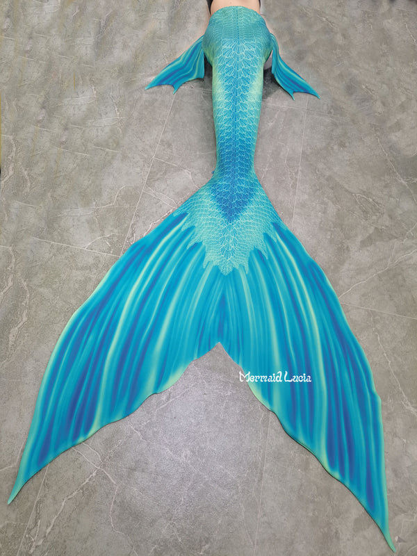 Fantasy Illusion Mermaid Tail Color 17 Blue Green