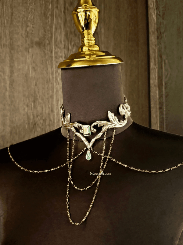 Green Elf Necklace Resin Patent-Protected