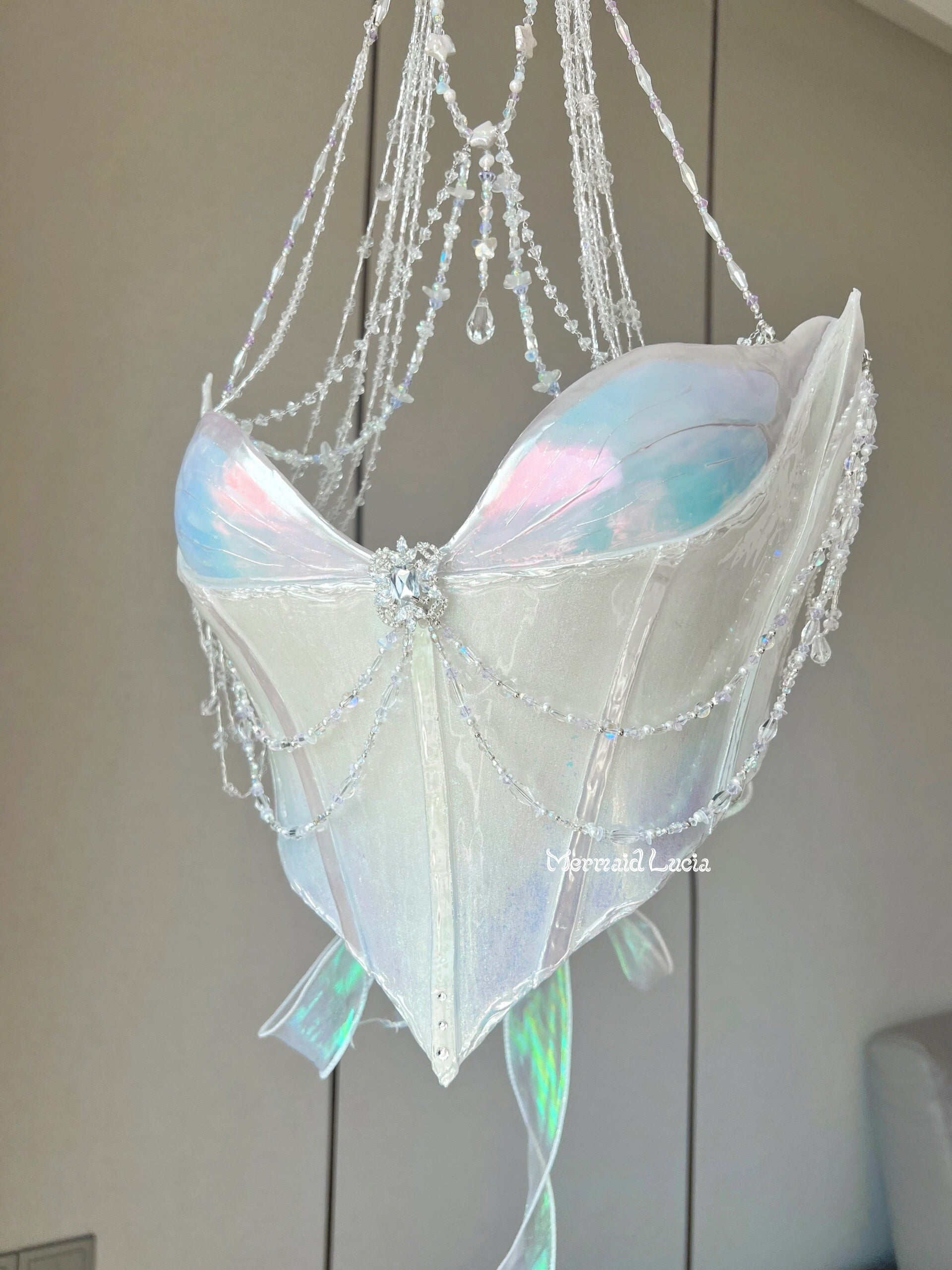 Fluttering Dreamland Resin Mermaid Corset Bra Top Cosplay Costume Pate