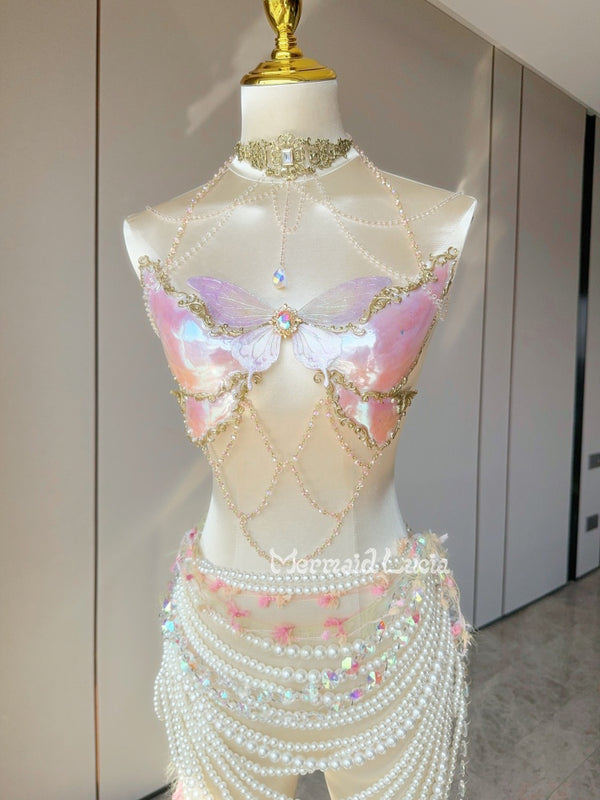 Magic Pink Butterfly Resin Top Costume Patent-Protected