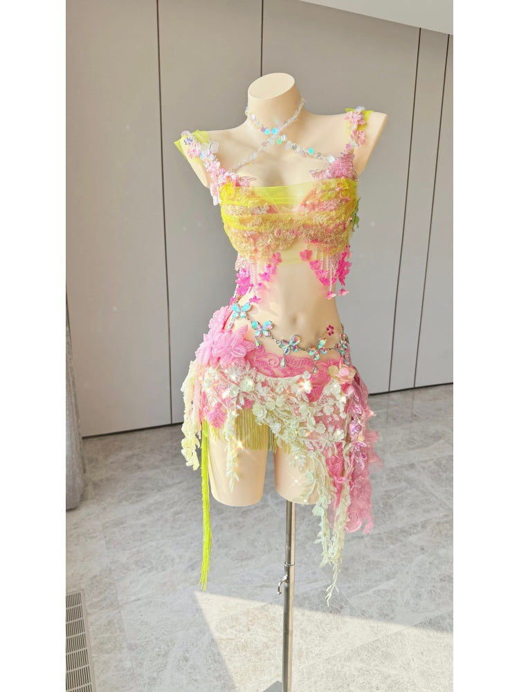 Mermaid Lucia Pink Lemon Reverie Empress Dress Ensemble Costume Patent-Protected – Image 1