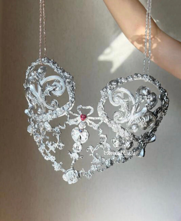 Princess Armour Silver Resin Mermaid Corset Bra Top Cosplay Costume Patent-Protected