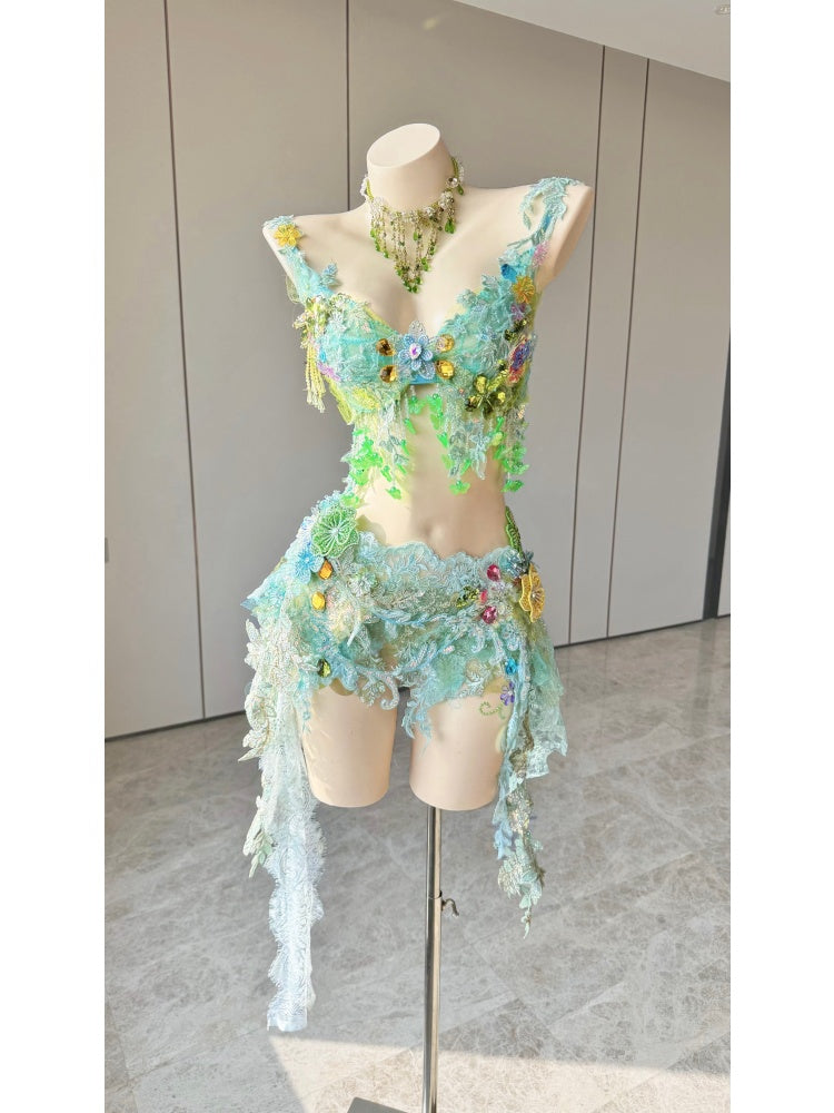 Mermaid Lucia Sea Glass Reverie Empress Dress Ensemble Costume Patent-Protected – Image 1