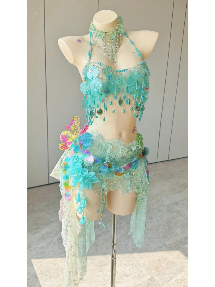 Mermaid Lucia Seafoam Candy Reverie Empress Dress Ensemble Costume Patent-Protected – Image 1