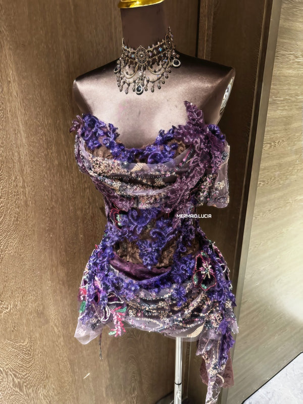 Violet Lace Enchantment Ensemble Costume Patent-Protected