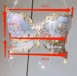 Moonstone Butterfly Resin Mermaid Corset Bra Top Cosplay Costume Patent-Protected